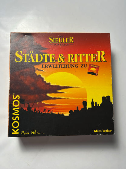Die Siedler von Catan Städte und Ritter Erweiterung HOLZ - Innen unbespielt -TOP - Ansicht 9