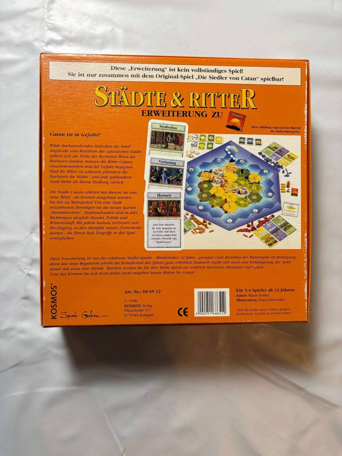 Die Siedler von Catan Städte und Ritter Erweiterung HOLZ - Vollständig - Ansicht 10