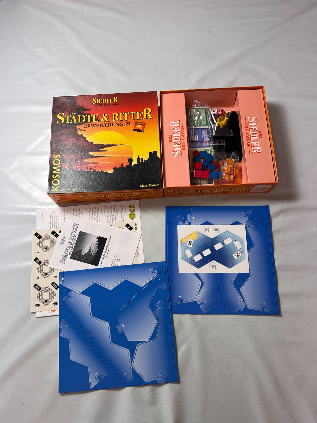 Die Siedler von Catan Städte und Ritter Erweiterung HOLZ - Vollständig - Ansicht 2