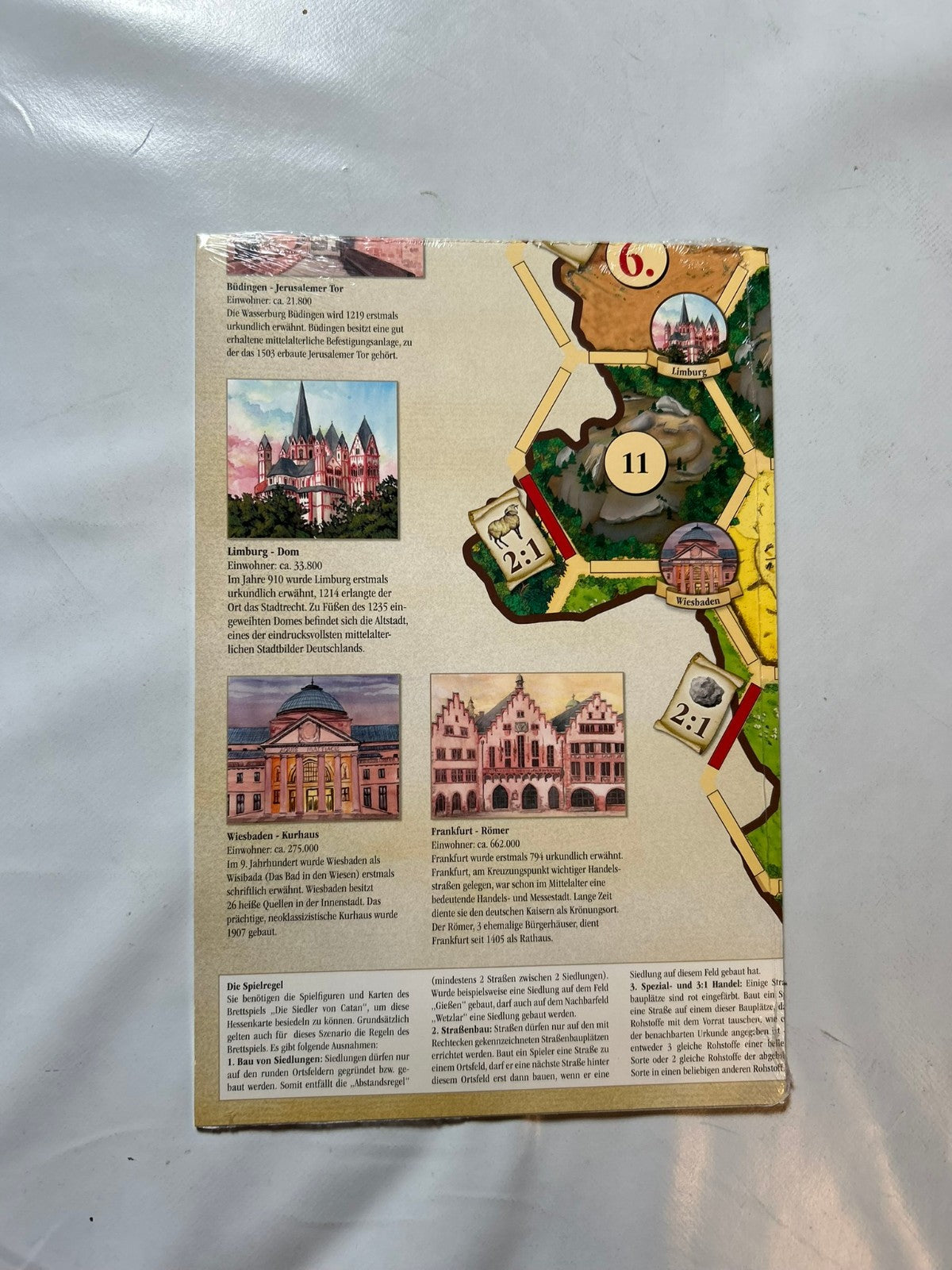 Die Siedler von Hessen  Siedler von Catan  Spielplan Erweiterung 2007 Neu - Ansicht 7