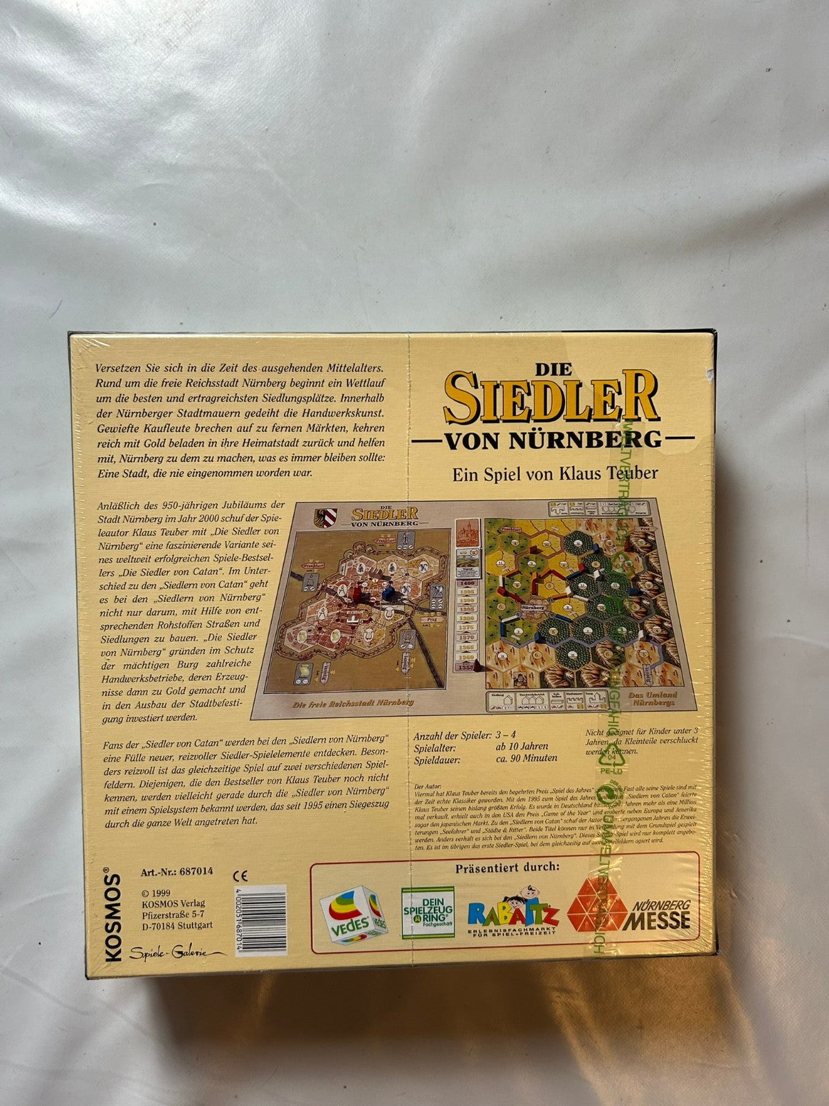 DIE SIEDLER VON NÜRNBERG Spiel Gesellschaftsspiel Kosmos  Neu in Folie - Ansicht 8