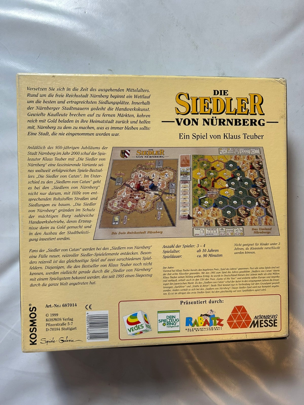 DIE SIEDLER VON NÜRNBERG Spiel Gesellschaftsspiel Kosmos  vollständig - Ansicht 11