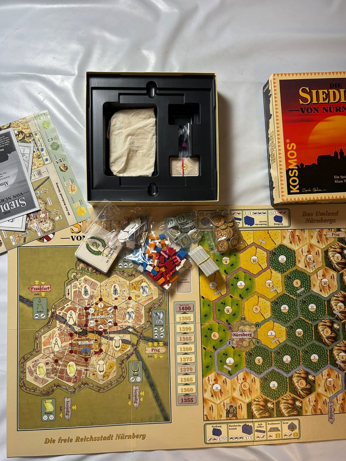 DIE SIEDLER VON NÜRNBERG Spiel Gesellschaftsspiel Kosmos  vollständig - Ansicht 6