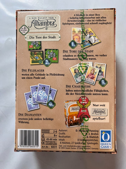 DIE TORE DER STADT  ALHAMBRA  2. ERWEITERUNG  QUEEN GAMES NEU in Folie - Ansicht 7