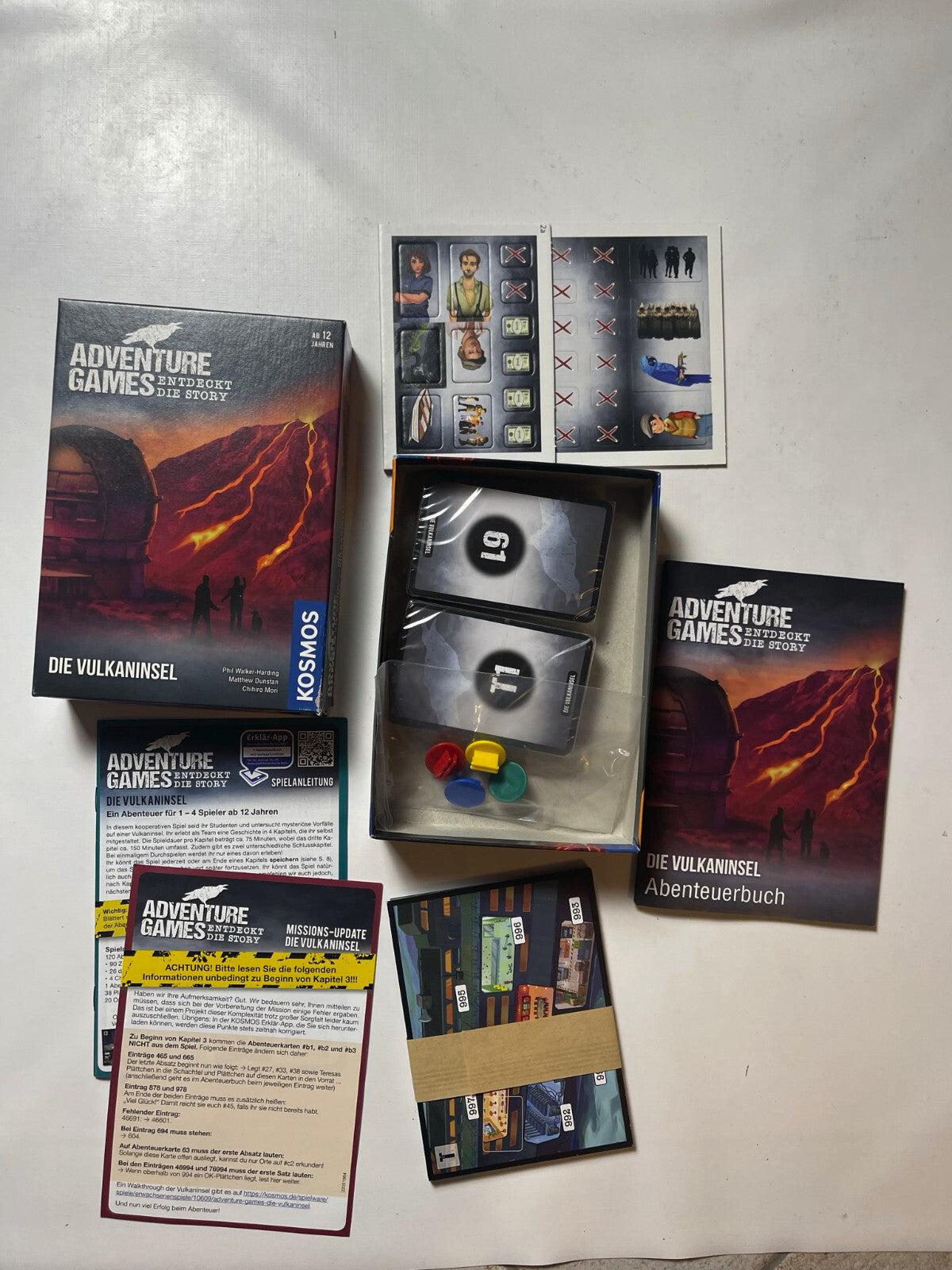 Die Vulkaninsel Spiel Brettspiel Gesellschaftsspiel Kosmos - Unbespielt - Ansicht 5