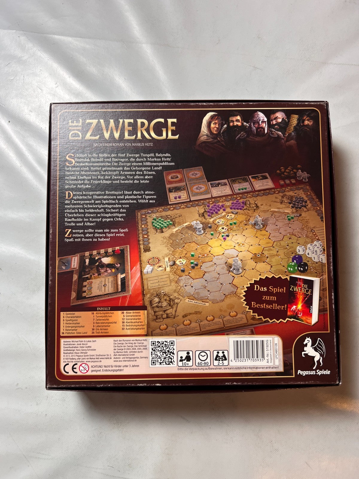 Die Zwerge Brettspiel von Pegasus Spiele vollständig - Ansicht 10
