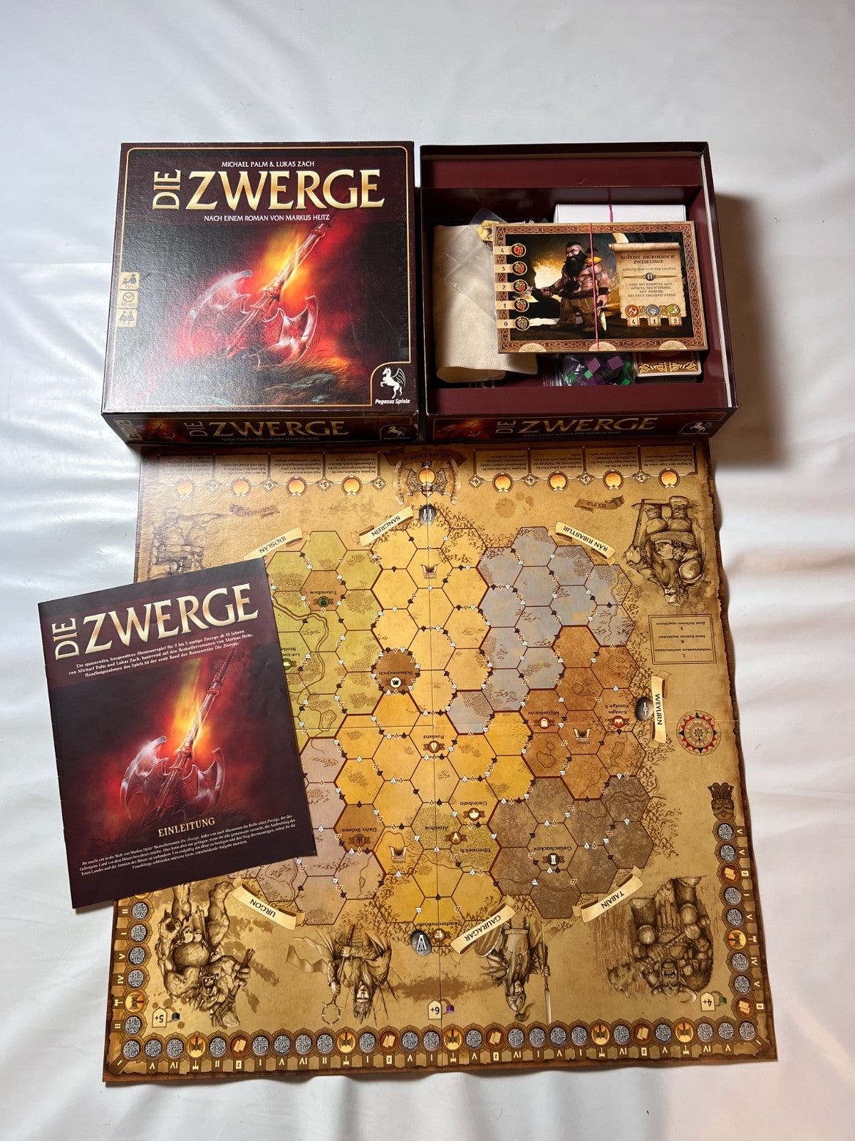 Die Zwerge Brettspiel von Pegasus Spiele vollständig - Ansicht 2