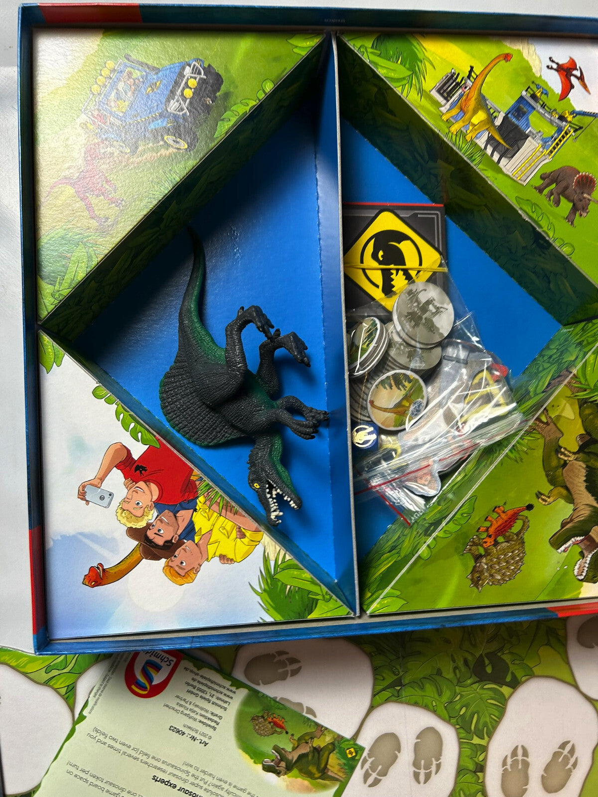 Dino Rallye SCHMIDT SPIELE Schleich Kinderspiel  Vollständig - Ansicht 8