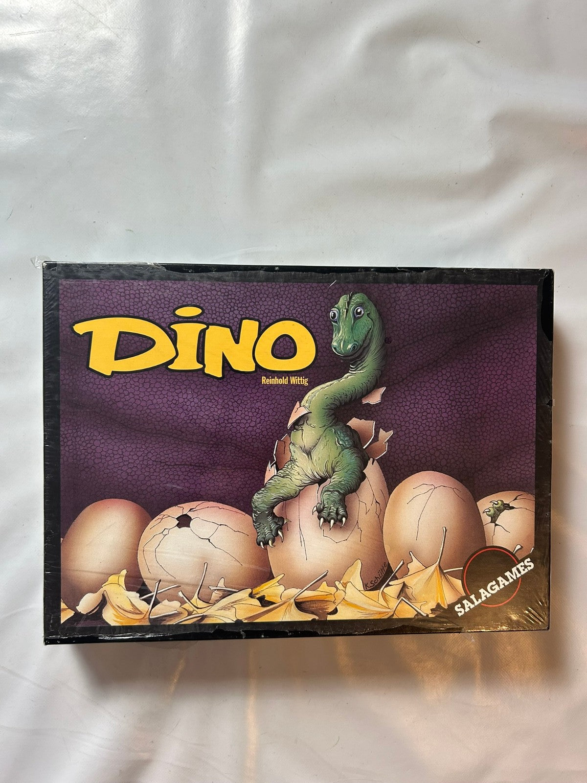 Dino SALAGAMES SPIEL Reinhold Wittig Brettspiel  Neu in Folie Folie Beschädigt - Ansicht 2