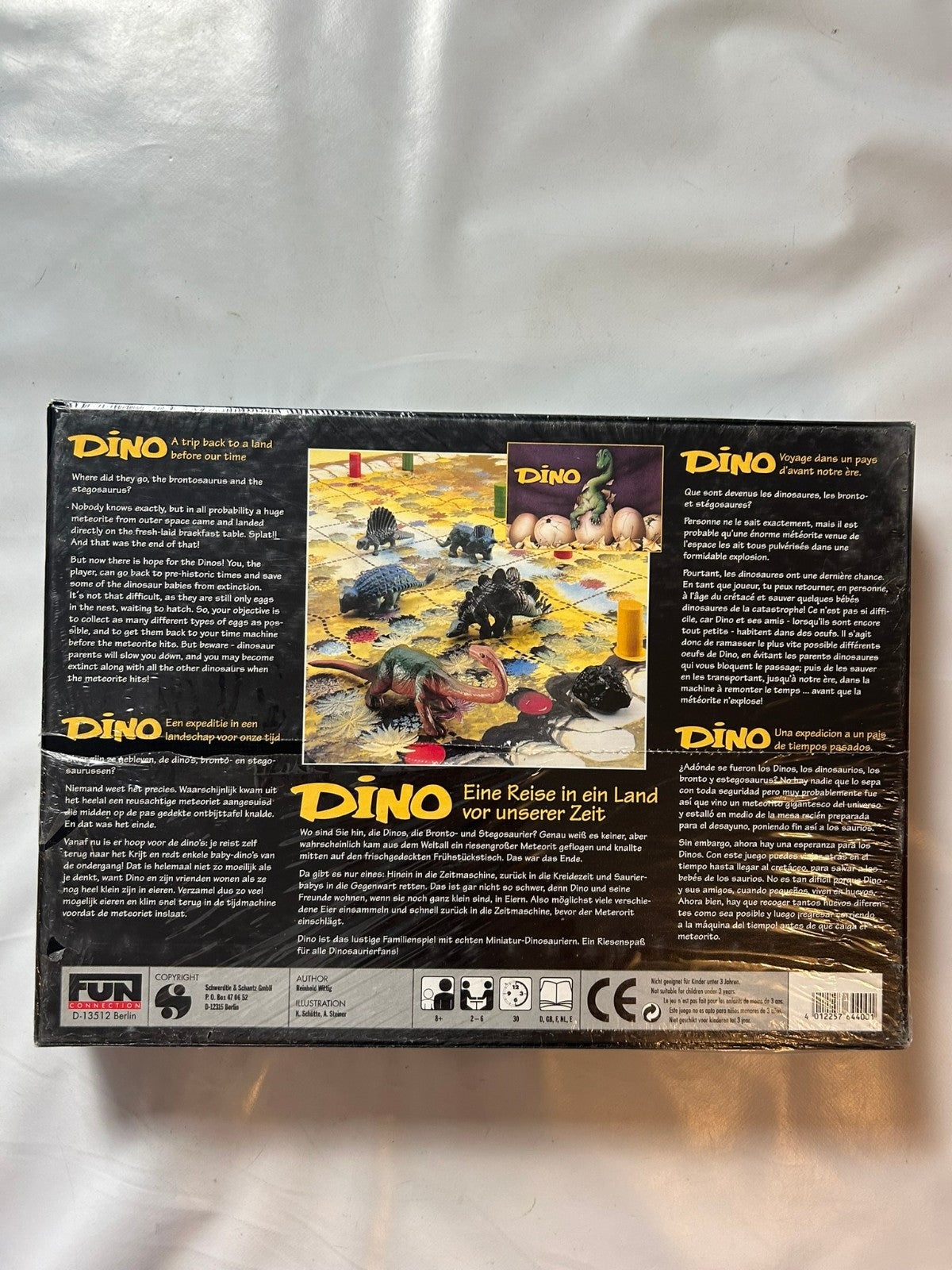 Dino SALAGAMES SPIEL Reinhold Wittig Brettspiel  Neu in Folie Folie Beschädigt - Ansicht 8