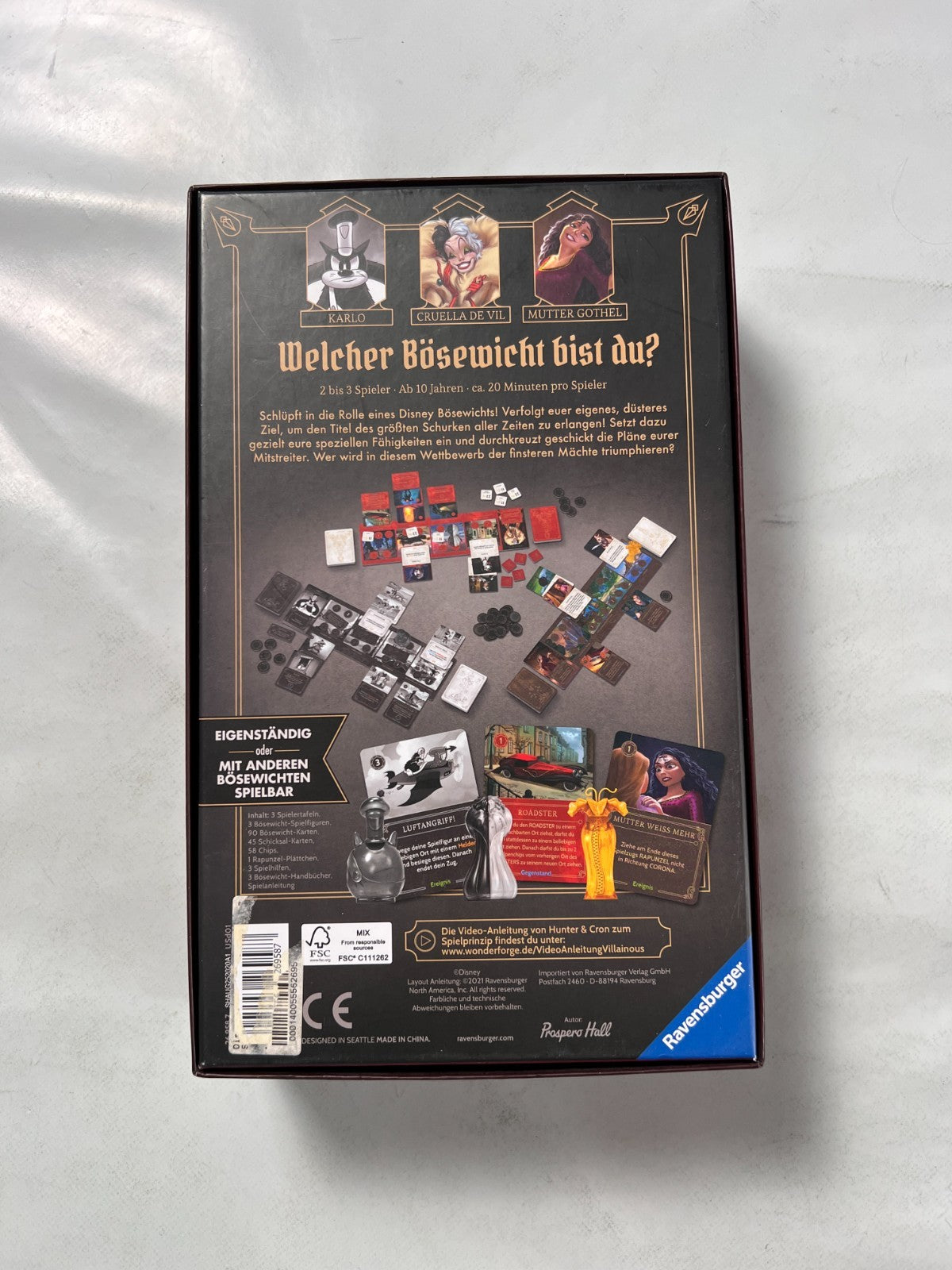 Disney Villainous Gesellschaftsspiel Das Böse hat Stil Erweiterung Vollständig - Ansicht 9