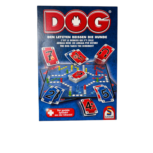 DOG Den letzten beissen die Hunde - Schmidt – SKU A6623 – Gesellschaftsspiel gebraucht kaufen bei Brettspielimperium