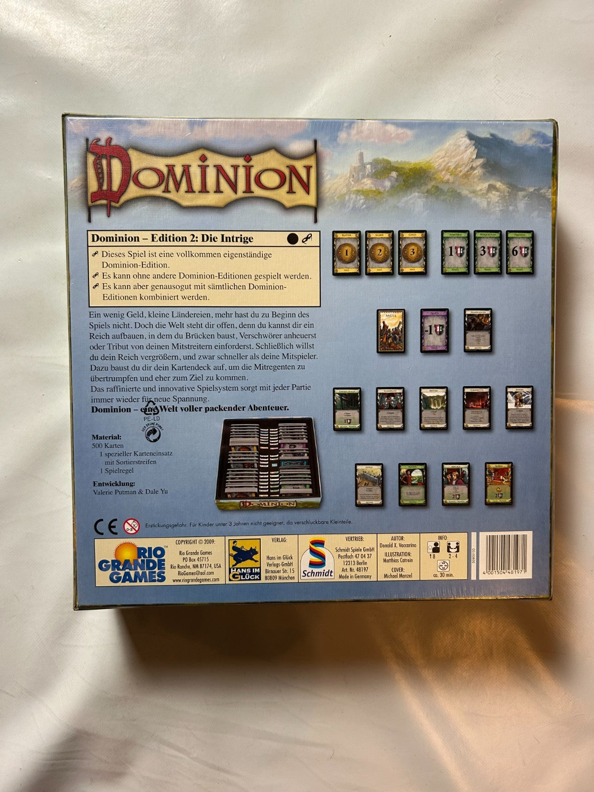 Dominion Die Intrige Spiel Brettspiel  Hans im Glück - NEU in Folie - Ansicht 7