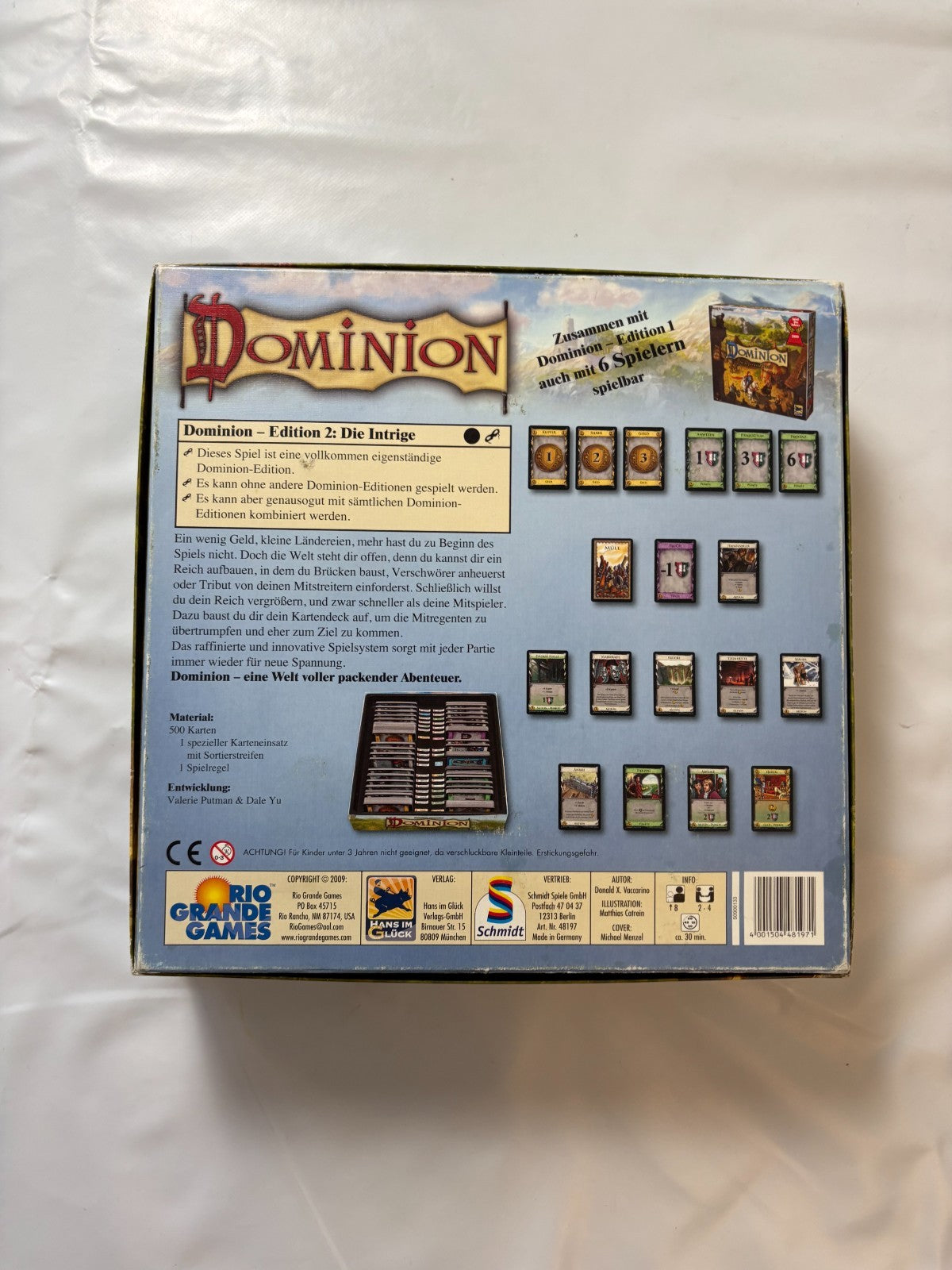 Dominion Die Intrige Spiel Brettspiel  Hans im Glück - Vollständig - Ansicht 12
