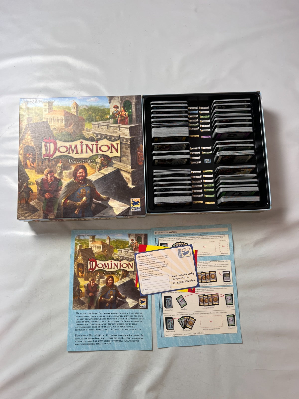 Dominion Die Intrige Spiel Brettspiel  Hans im Glück - Vollständig - Ansicht 2