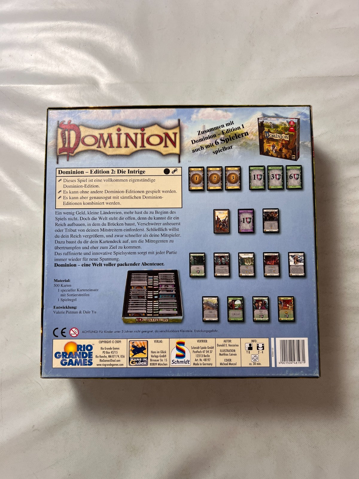 Dominion Die Intrige Spiel Brettspiel  Hans im Glück - Vollständig - Ansicht 9