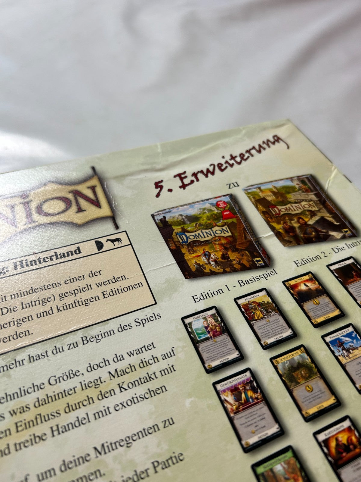Dominion Hinterland Erweiterung 5 Spiel Hans im Glück  Vollständig - Ansicht 11