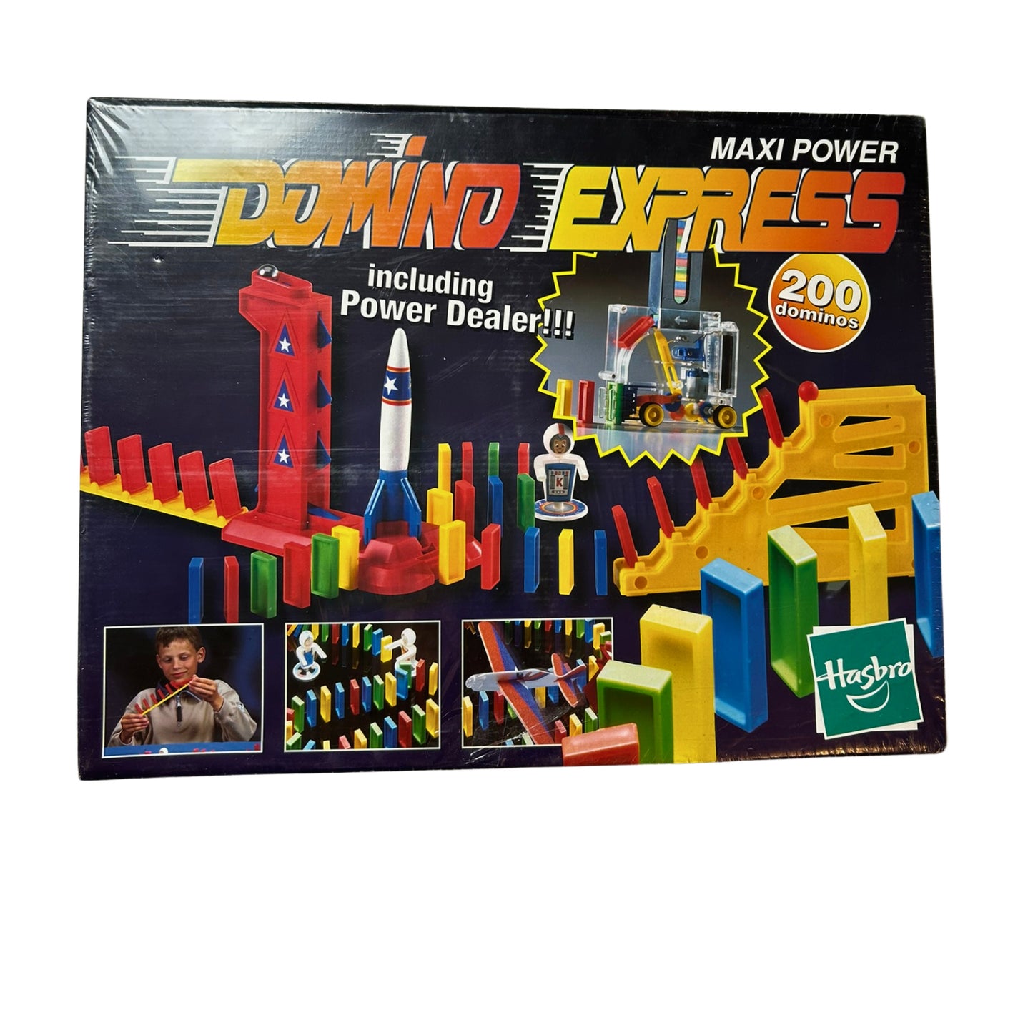 Domino Express Maxi Power mit Power Dealer - Hasbro – SKU A5035 – Gesellschaftsspiel neu kaufen bei Brettspielimperium