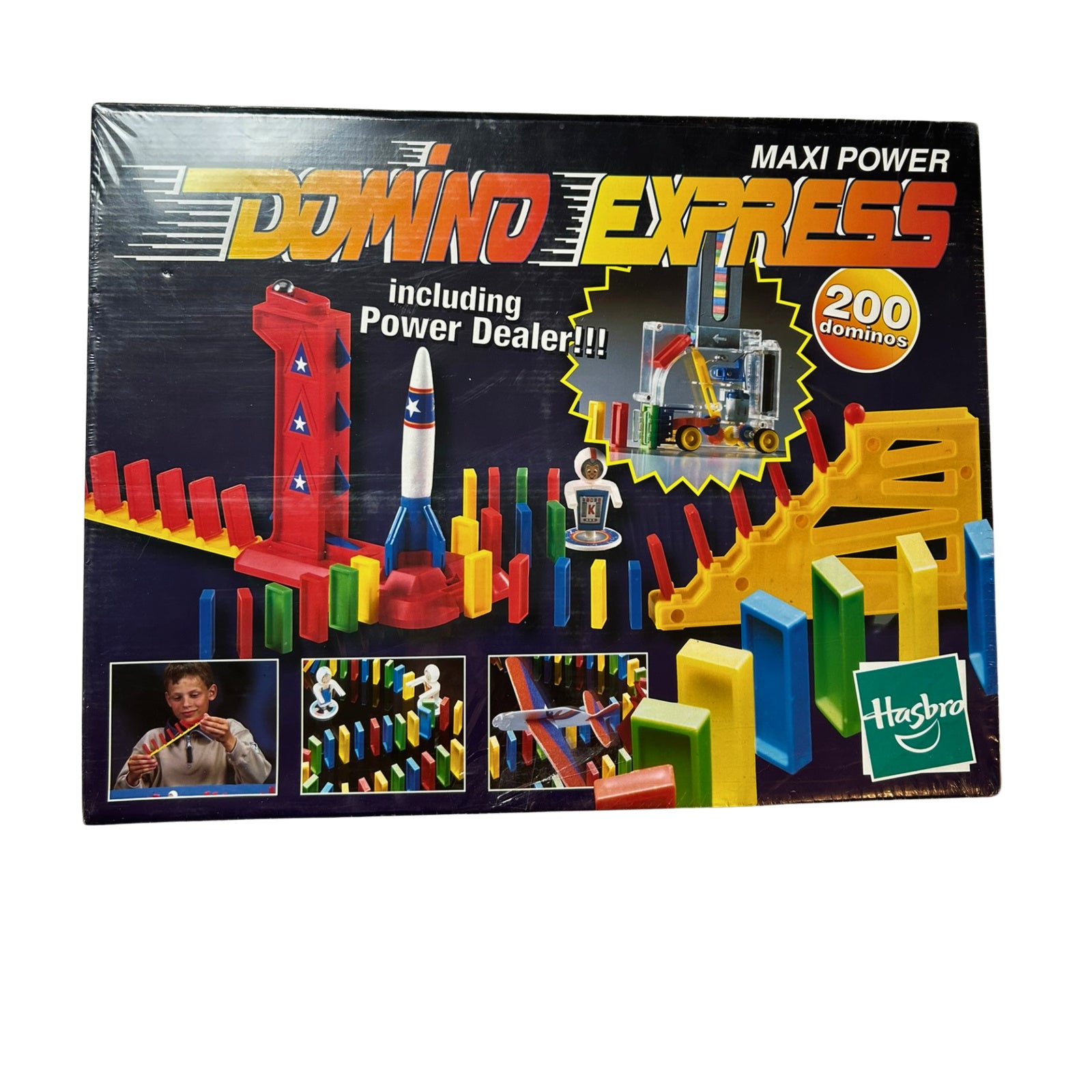 Domino Express Maxi Power mit Power Dealer - Hasbro – SKU A5035 – Gesellschaftsspiel neu kaufen bei Brettspielimperium