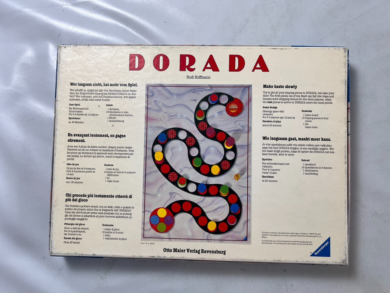 Dorada Ravensburger Brettspiel Jahr 1988 Brettspiel Vollständig - Ansicht 8