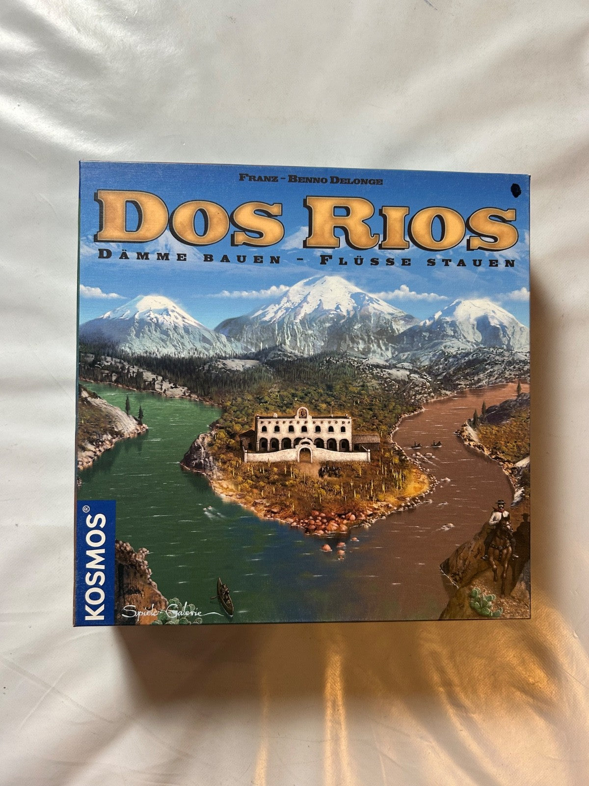 Dos Rios  Dämme bauen  Flüsse stauen Kosmos Brettspiel  Vollständig - Ansicht 2