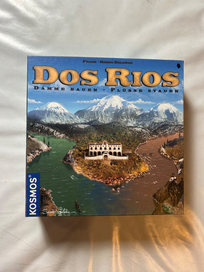 Dos Rios  Dämme bauen  Flüsse stauen Kosmos Brettspiel  Vollständig - Ansicht 2