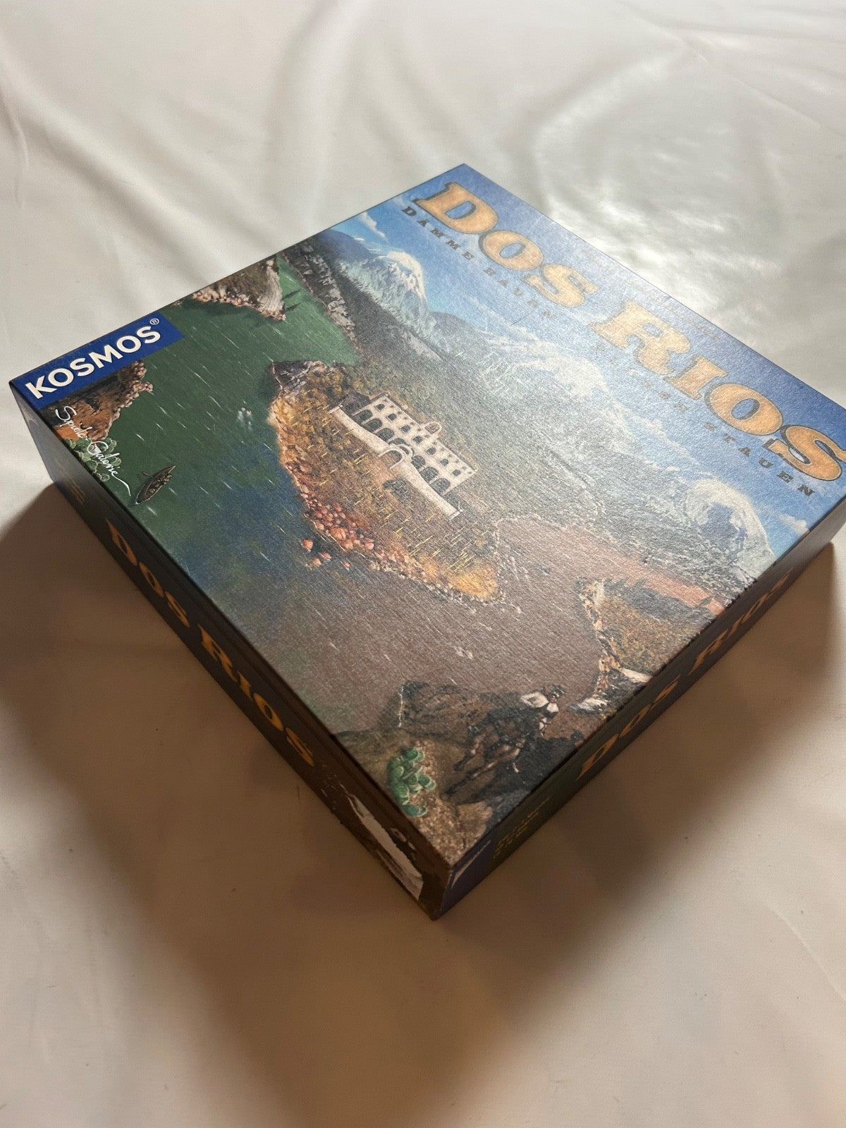 Dos Rios  Dämme bauen  Flüsse stauen Kosmos Brettspiel  Vollständig - Ansicht 4