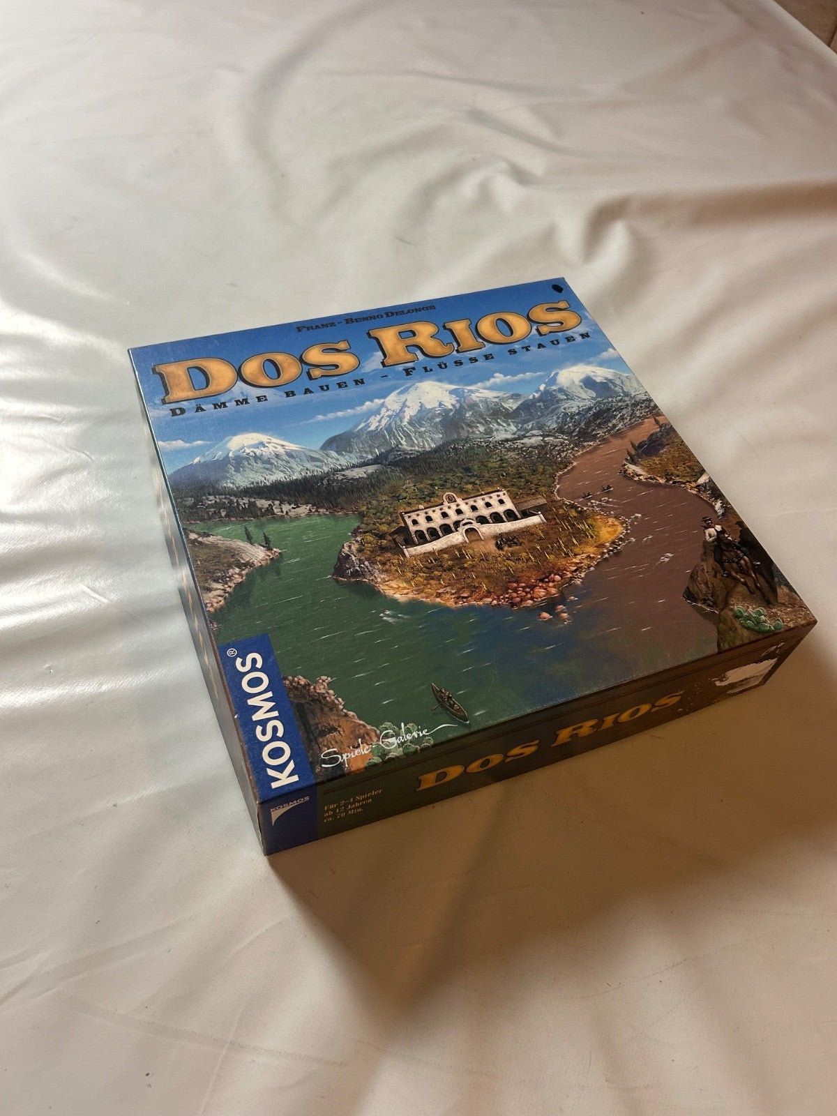 Dos Rios  Dämme bauen  Flüsse stauen Kosmos Brettspiel  Vollständig - Ansicht 5