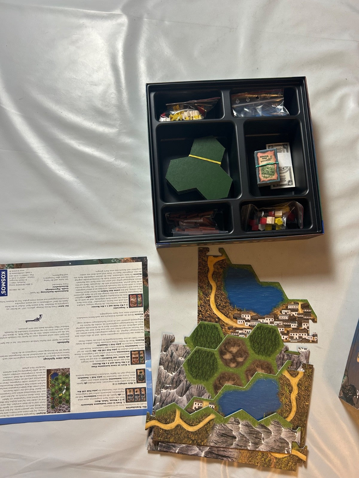 Dos Rios  Dämme bauen  Flüsse stauen Kosmos Brettspiel  Vollständig - Ansicht 6
