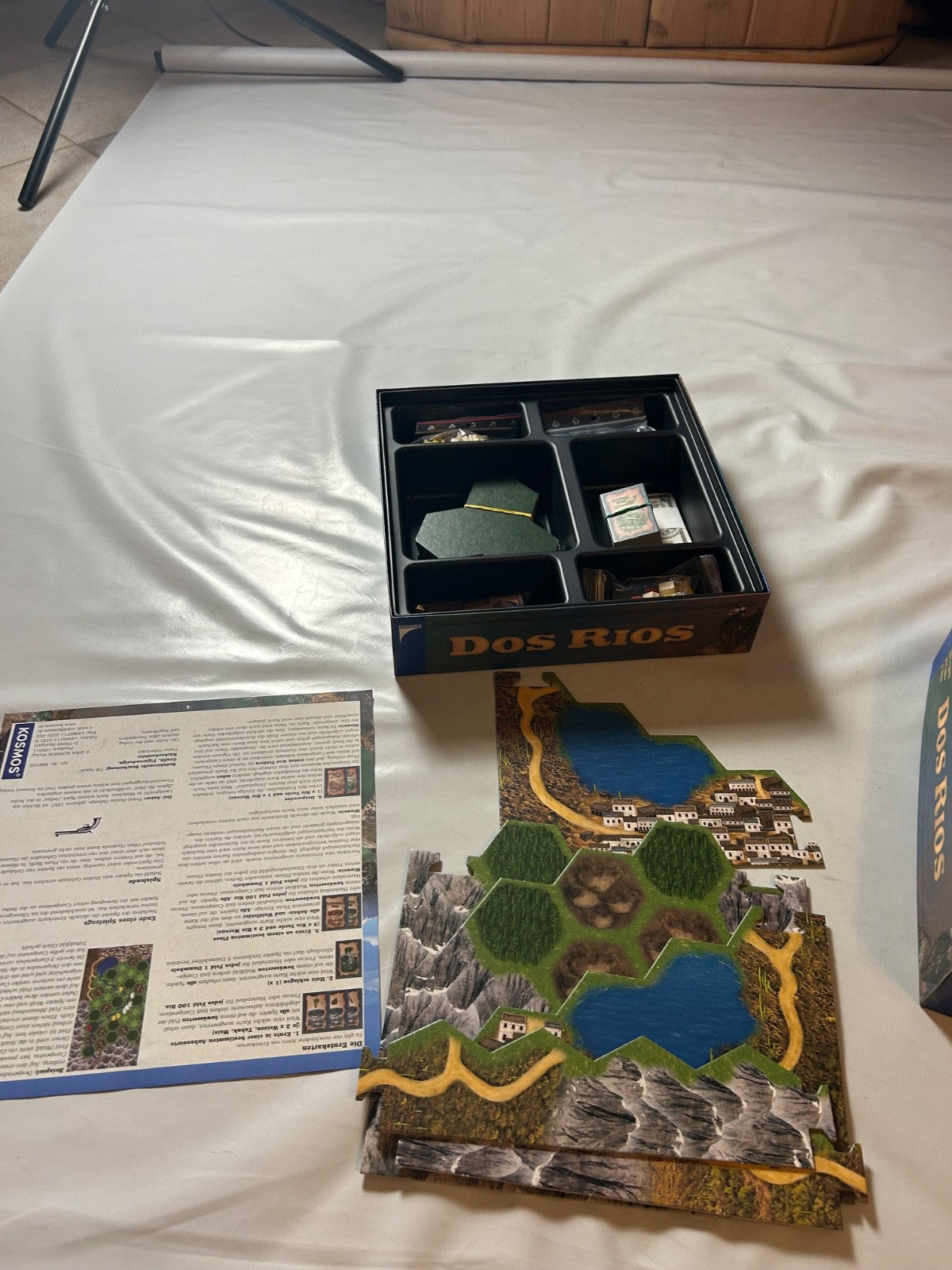 Dos Rios  Dämme bauen  Flüsse stauen Kosmos Brettspiel  Vollständig - Ansicht 7