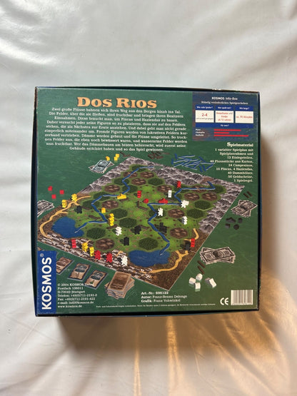 Dos Rios  Dämme bauen  Flüsse stauen Kosmos Brettspiel  Vollständig - Ansicht 8