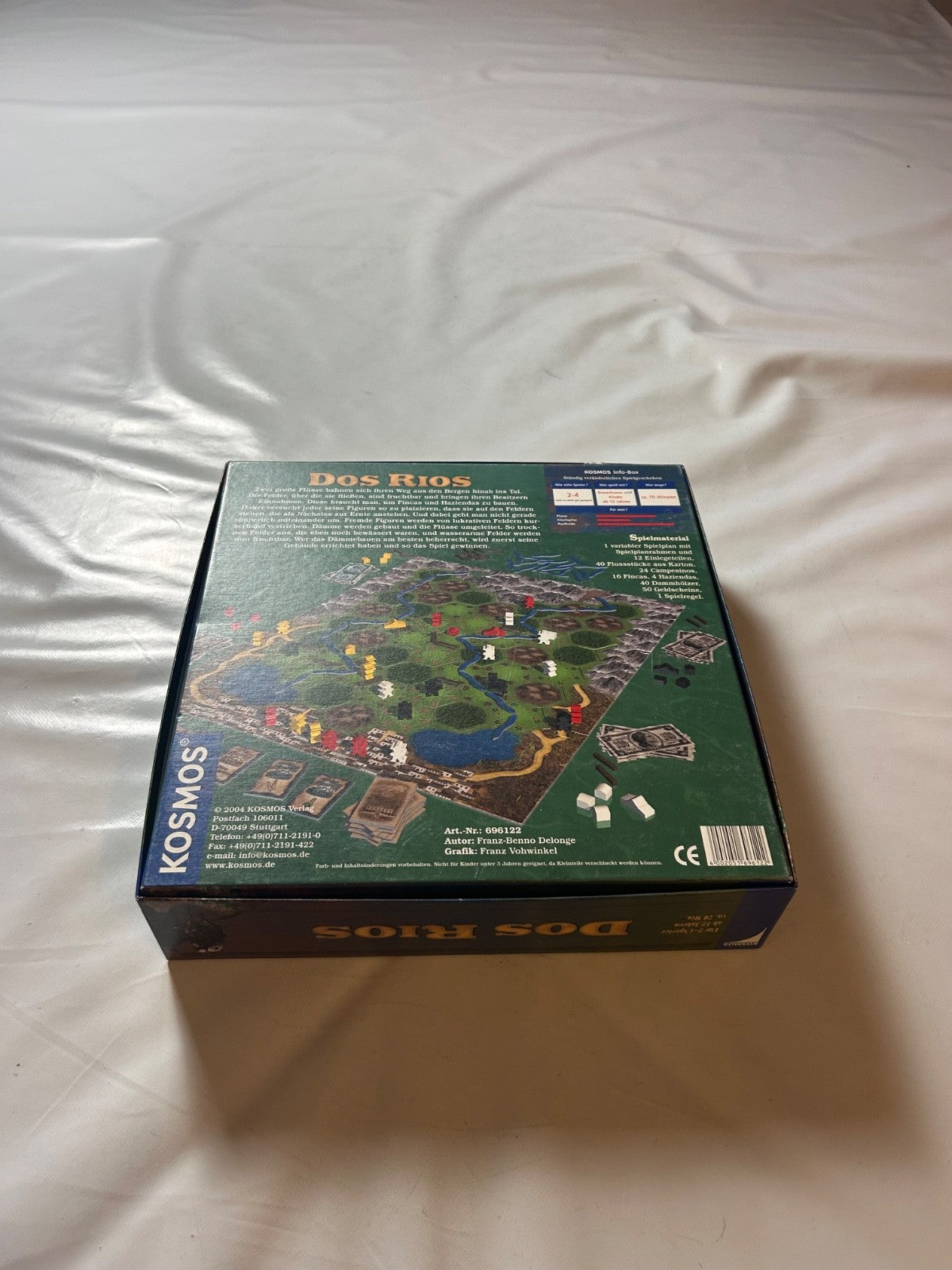Dos Rios  Dämme bauen  Flüsse stauen Kosmos Brettspiel  Vollständig - Ansicht 9