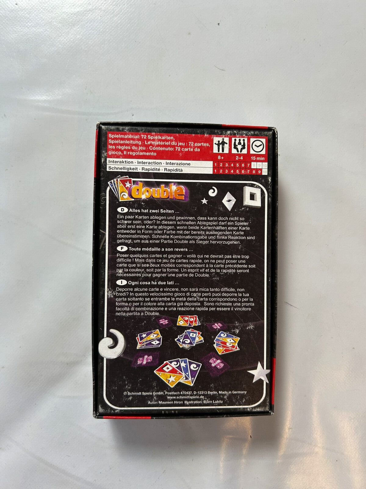 Double Kartenspiel Maureen Hiron Schmidt Spiele - Vollständig - Ansicht 8