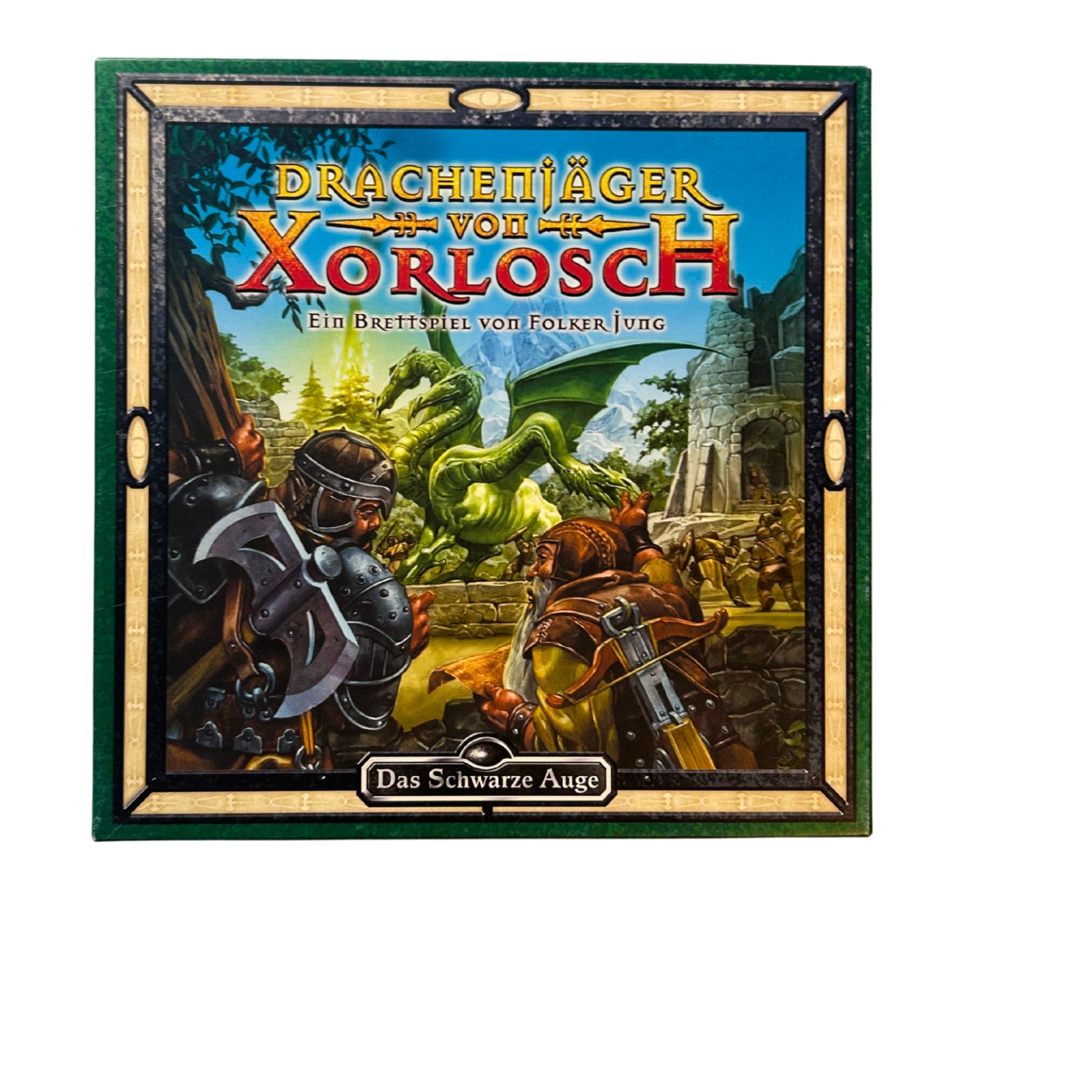 Drachenjäger von Xorlosch - Dragon Hunters Dice board Deutsch – SKU A10789 – Würfelspiel gebraucht kaufen bei Brettspielimperium