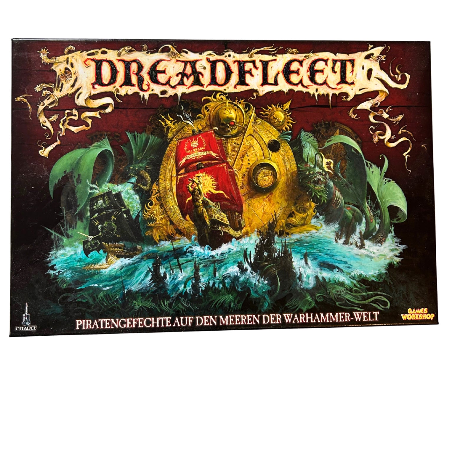 Dreadfleet Games Workshop Warhammer Piraten Welt Deutsch teils Unbespielt – SKU A11058 – Gesellschaftsspiel gebraucht kaufen bei Brettspielimperium