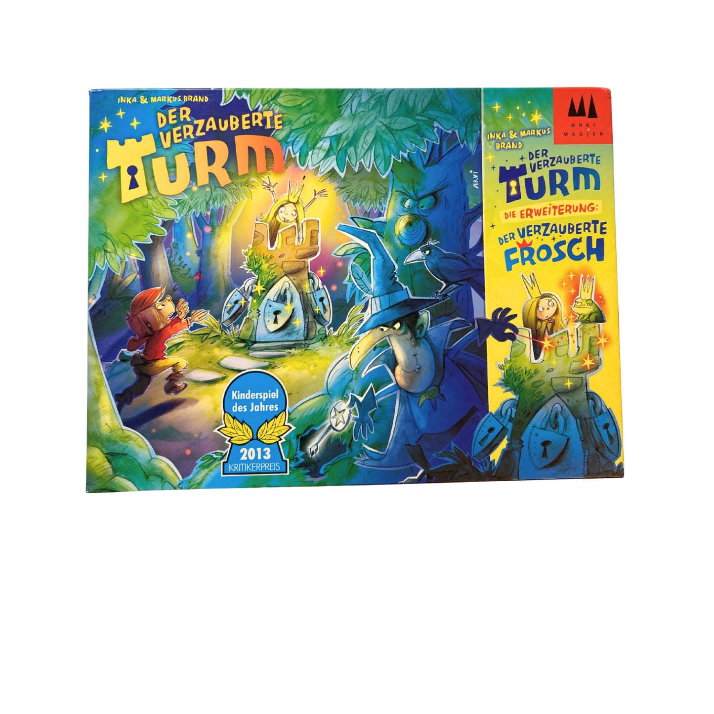Drei Magier Der verzauberte Turm + Erweiterung Der verzauberte Frosch Unbespielt – SKU A12876 – Gesellschaftsspiel gebraucht kaufen bei Brettspielimperium