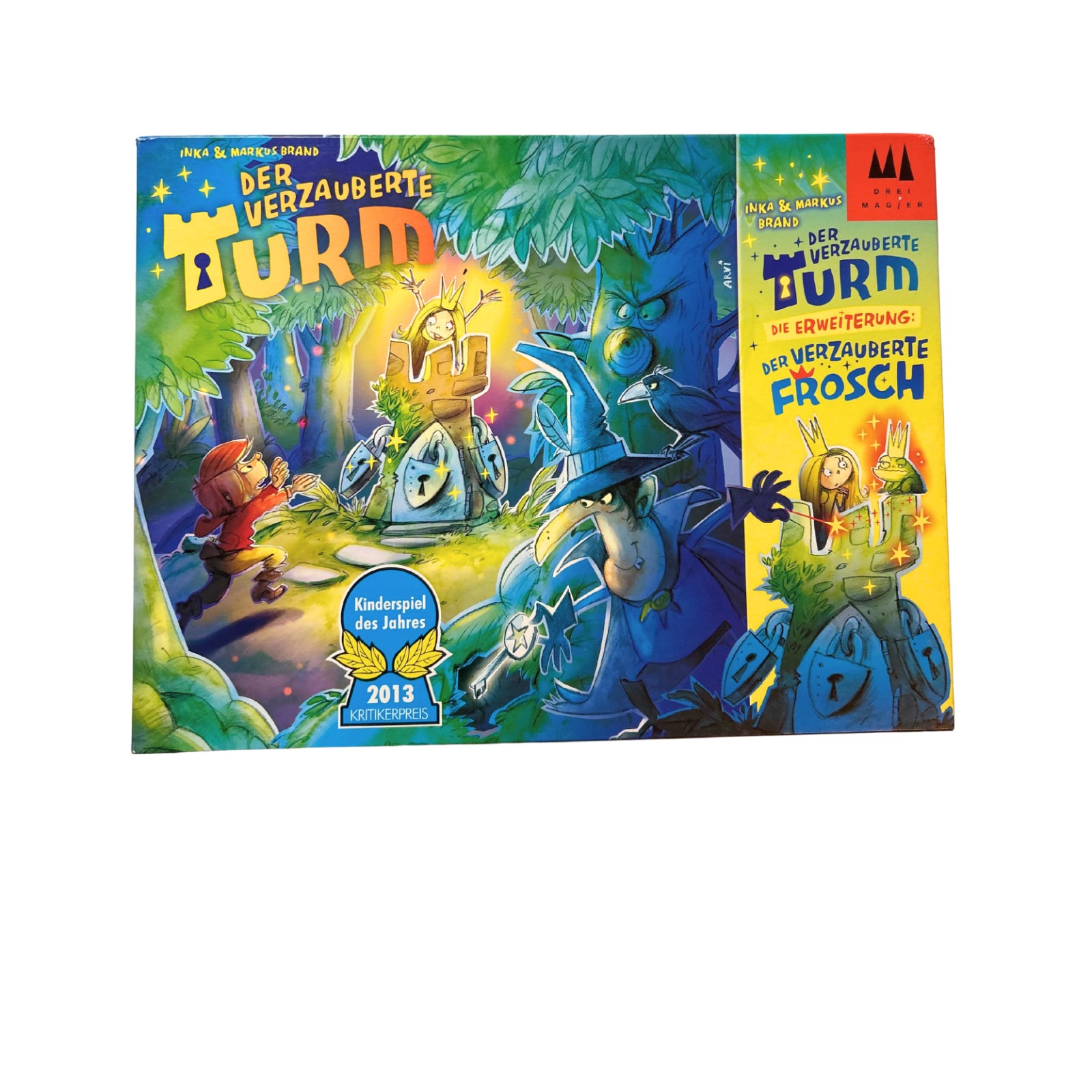 Drei Magier Der verzauberte Turm + Erweiterung Der verzauberte Frosch Unbespielt – SKU A12876 – Gesellschaftsspiel gebraucht kaufen bei Brettspielimperium