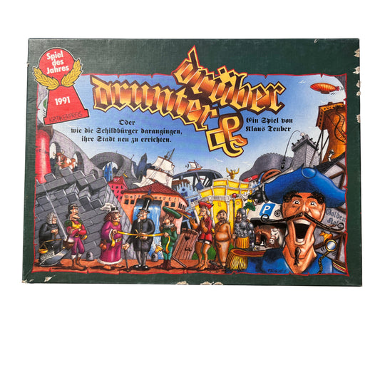 Drunter und Drüber Spiel des Jahres 1991 Brettspiel – SKU A10516 – Gesellschaftsspiel gebraucht kaufen bei Brettspielimperium