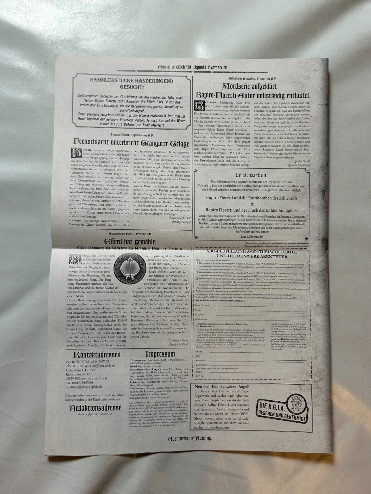 DSA, Aventurischer Bote Nr. 192 - Ansicht 6