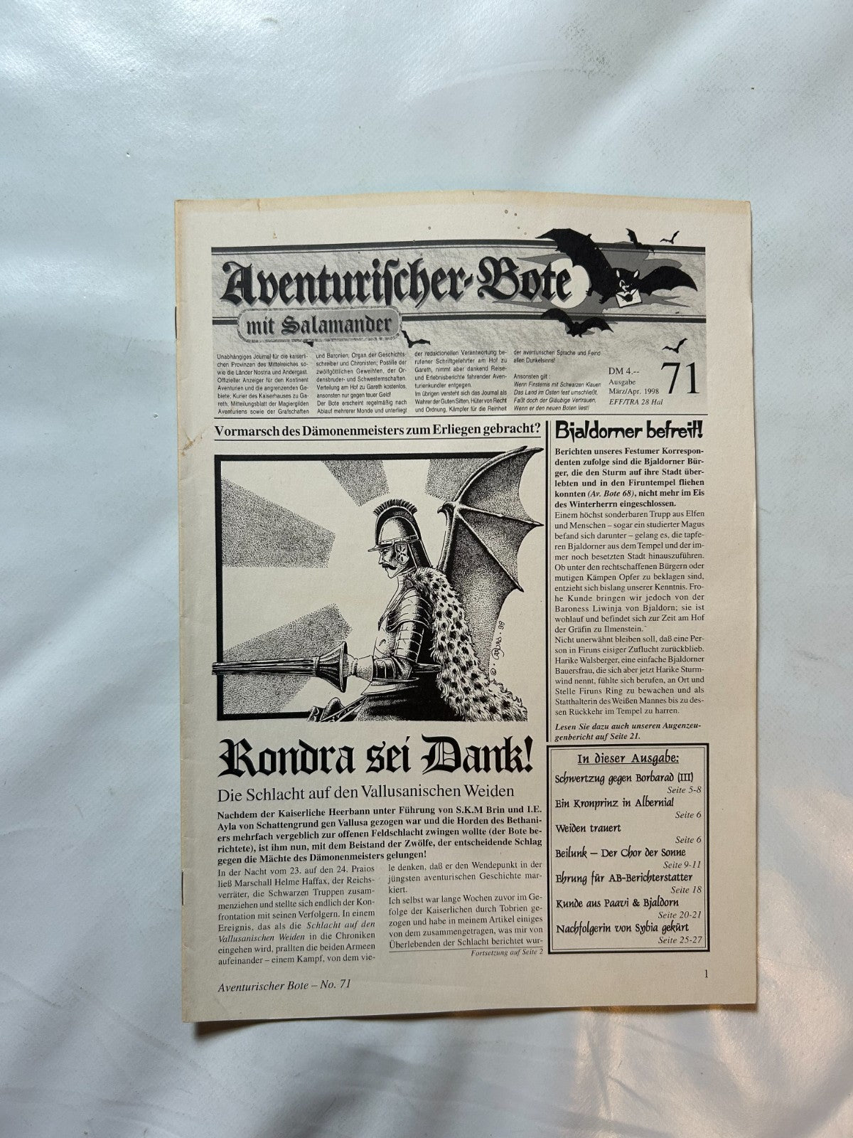 DSA, Aventurischer Bote Nr. 71 - Ansicht 2