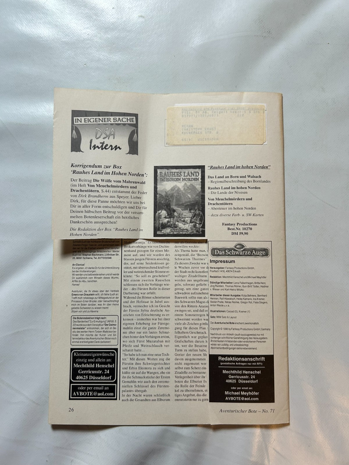 DSA, Aventurischer Bote Nr. 71 - Ansicht 7