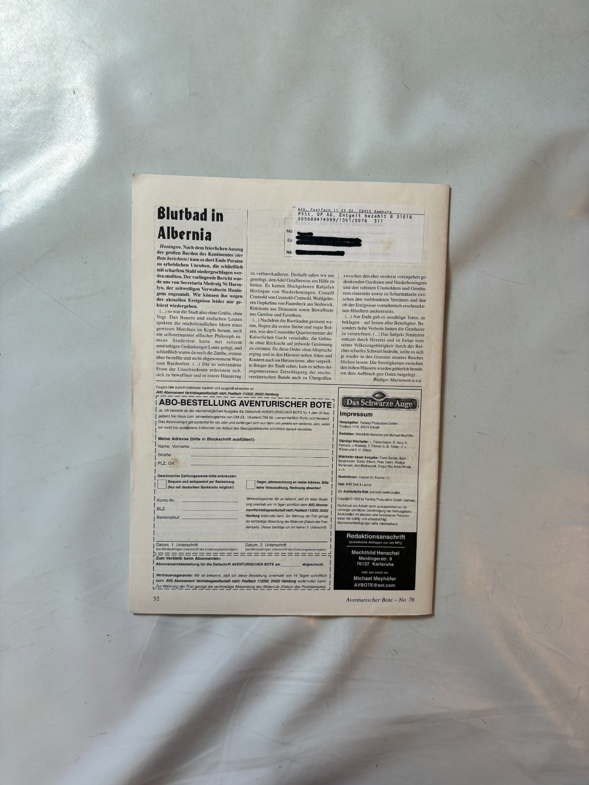 DSA, Aventurischer Bote Nr. 76 - Ansicht 5