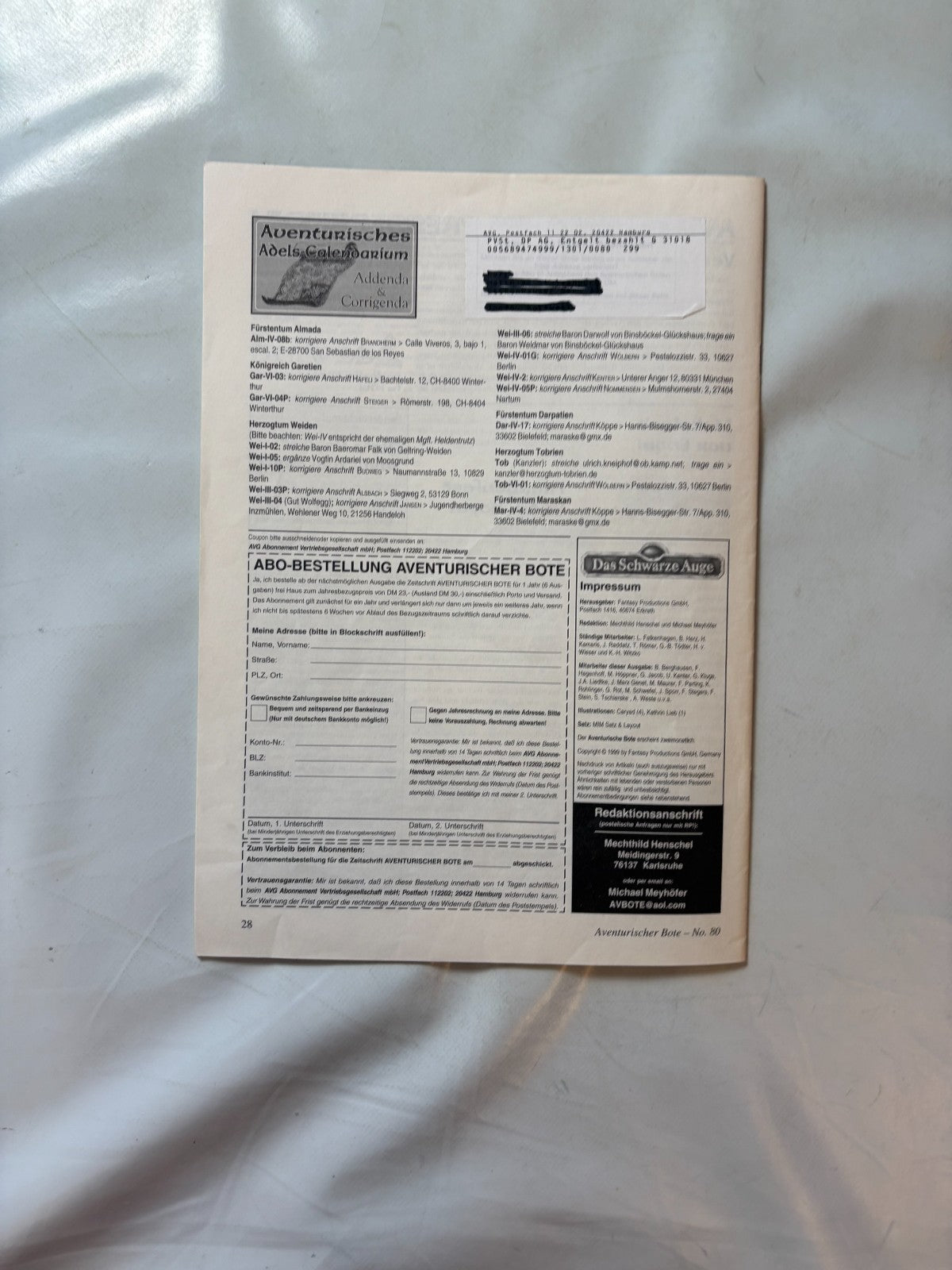 DSA, Aventurischer Bote Nr. 80 - Ansicht 5