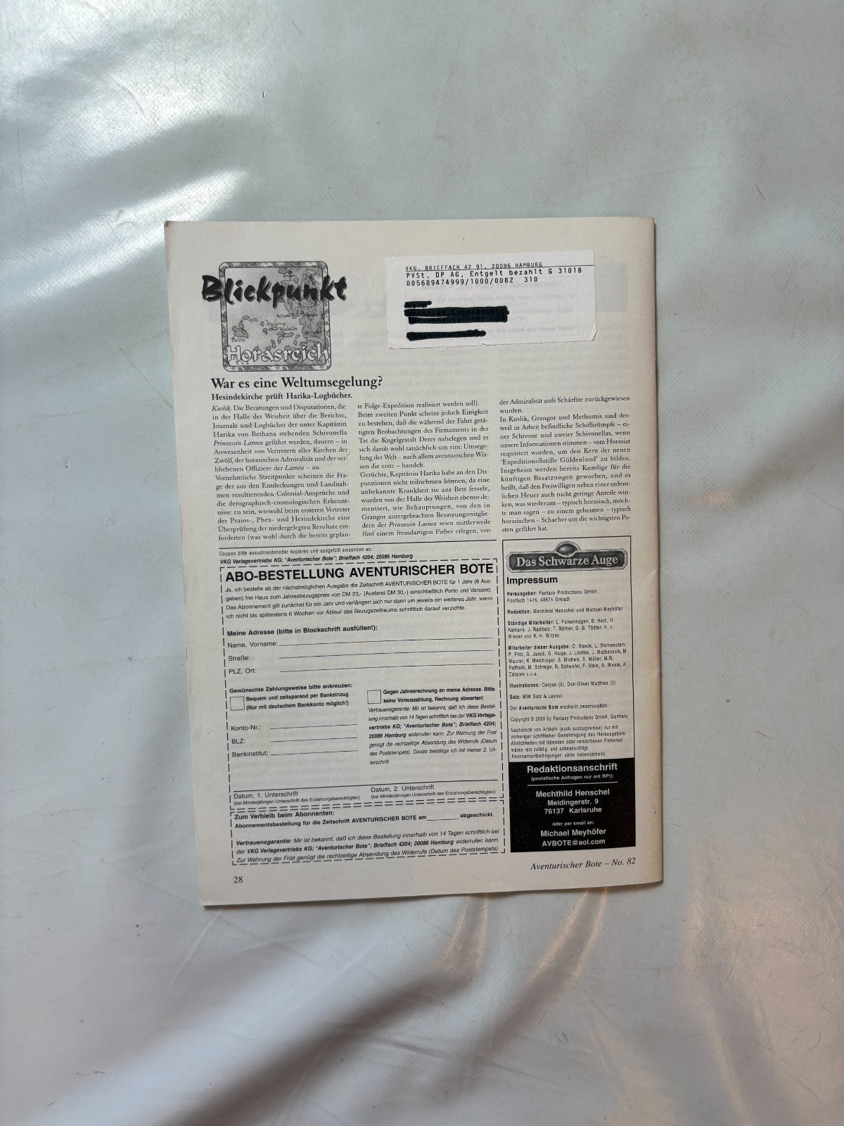 DSA, Aventurischer Bote Nr. 82 - Ansicht 5