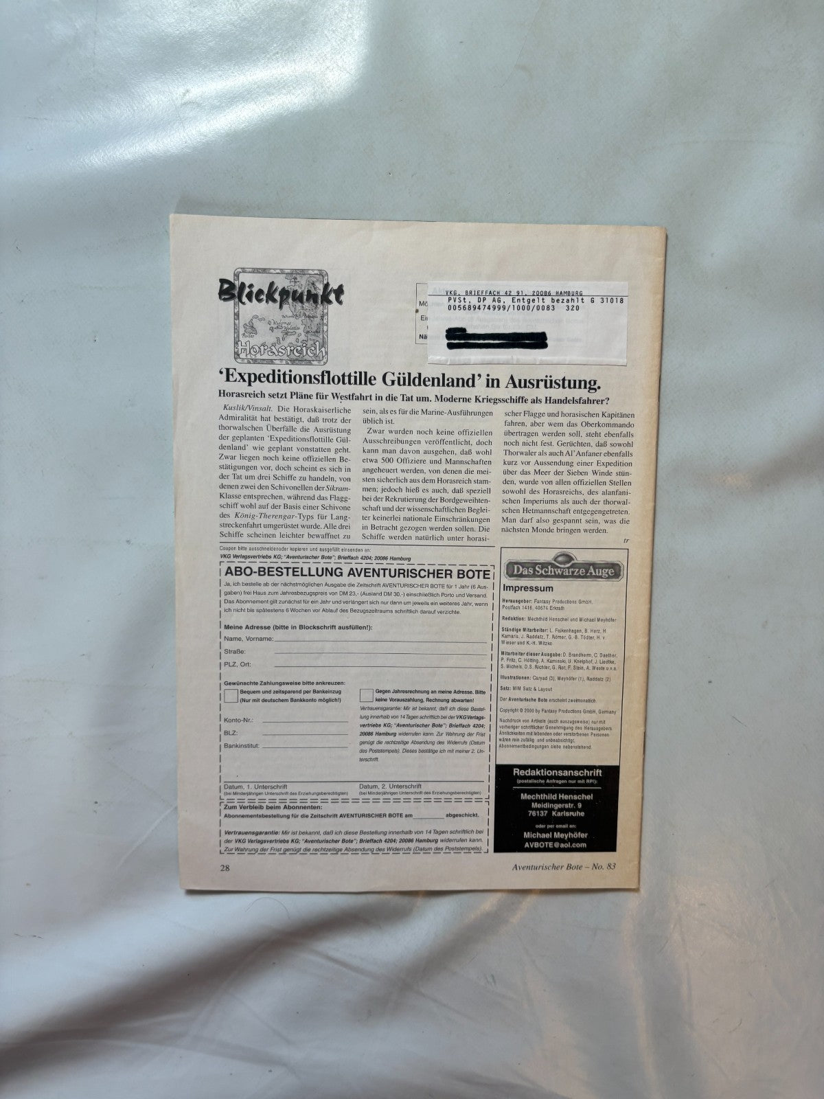 DSA, Aventurischer Bote Nr. 83 - Ansicht 5