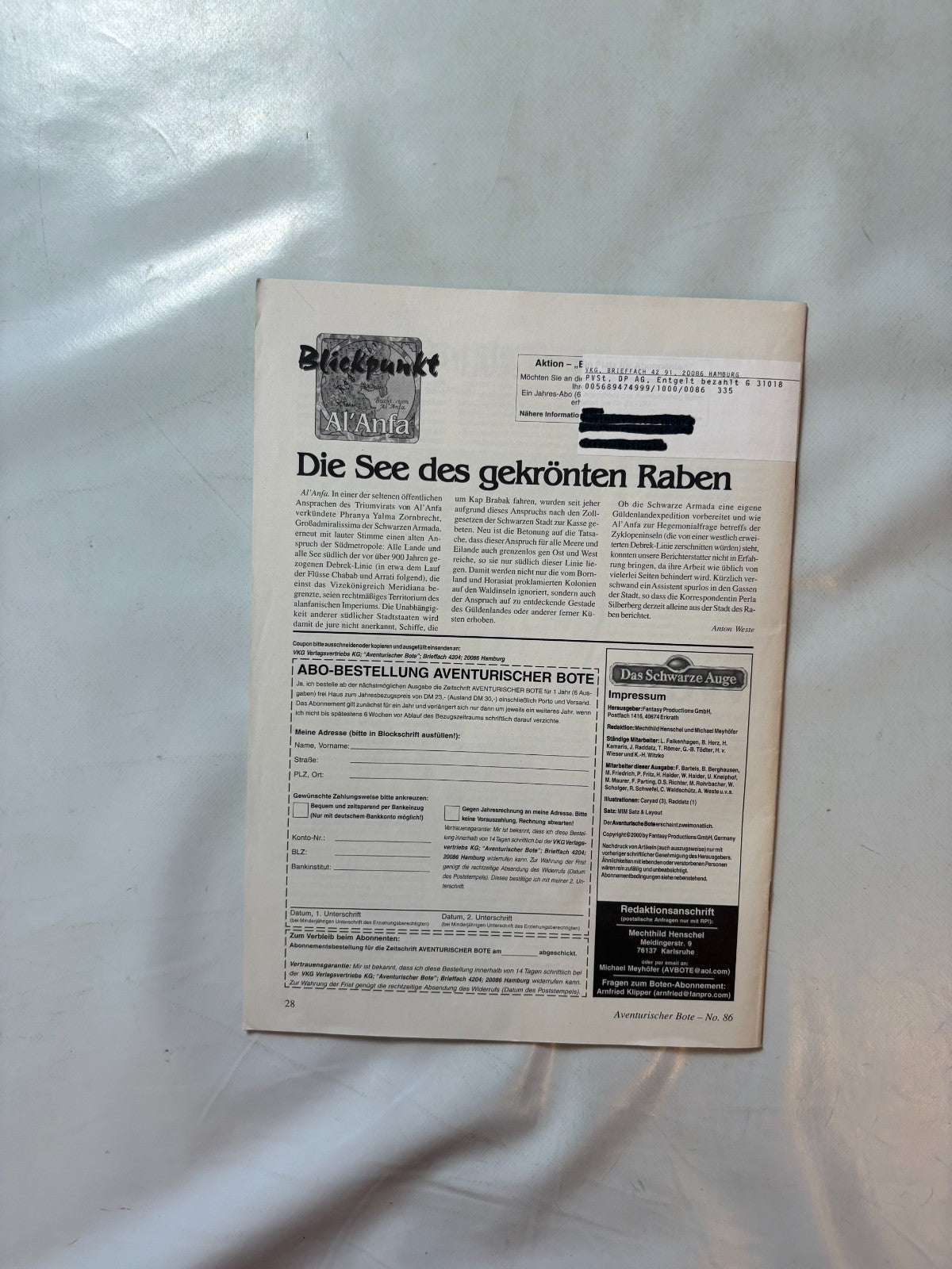 DSA, Aventurischer Bote Nr. 86 - Ansicht 5
