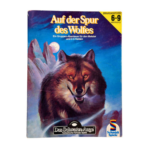 DSA Das Schwarze Auge Auf der Spur des Wolfes Abenteuer 23 - Heft – SKU A11215 – Rollenspiel-Buch gebraucht kaufen bei Brettspielimperium