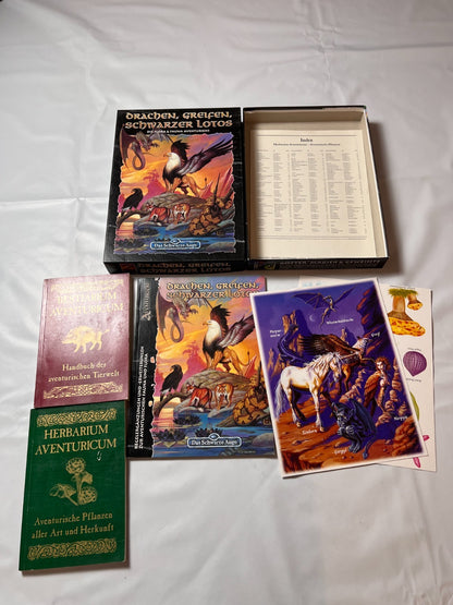 DSA Das Schwarze Auge Drachen Greifen Schwarzer Lotos Box Fanpro - Vollständig - Ansicht 3