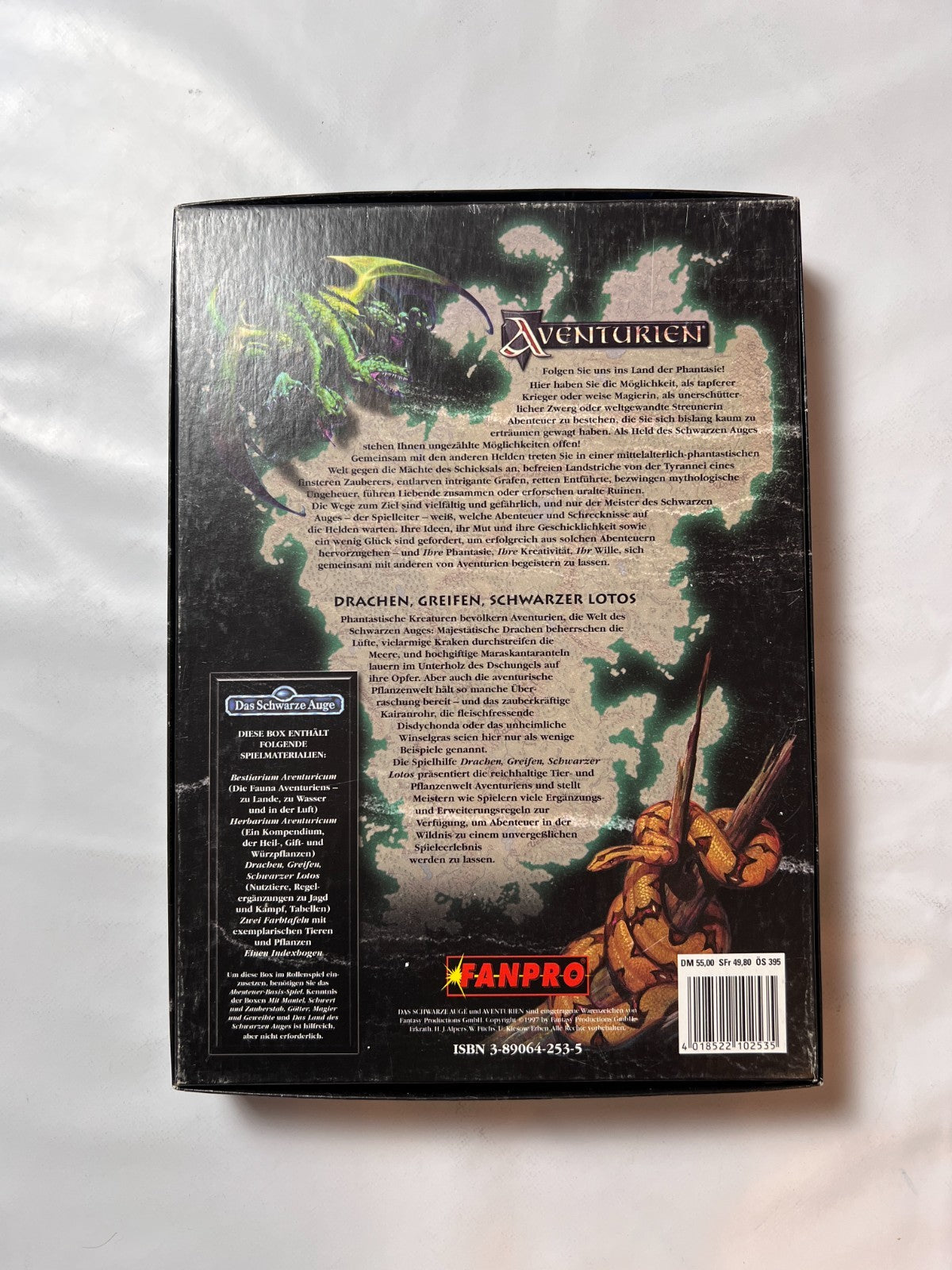 DSA Das Schwarze Auge Drachen Greifen Schwarzer Lotos Box Fanpro - Vollständig - Ansicht 9