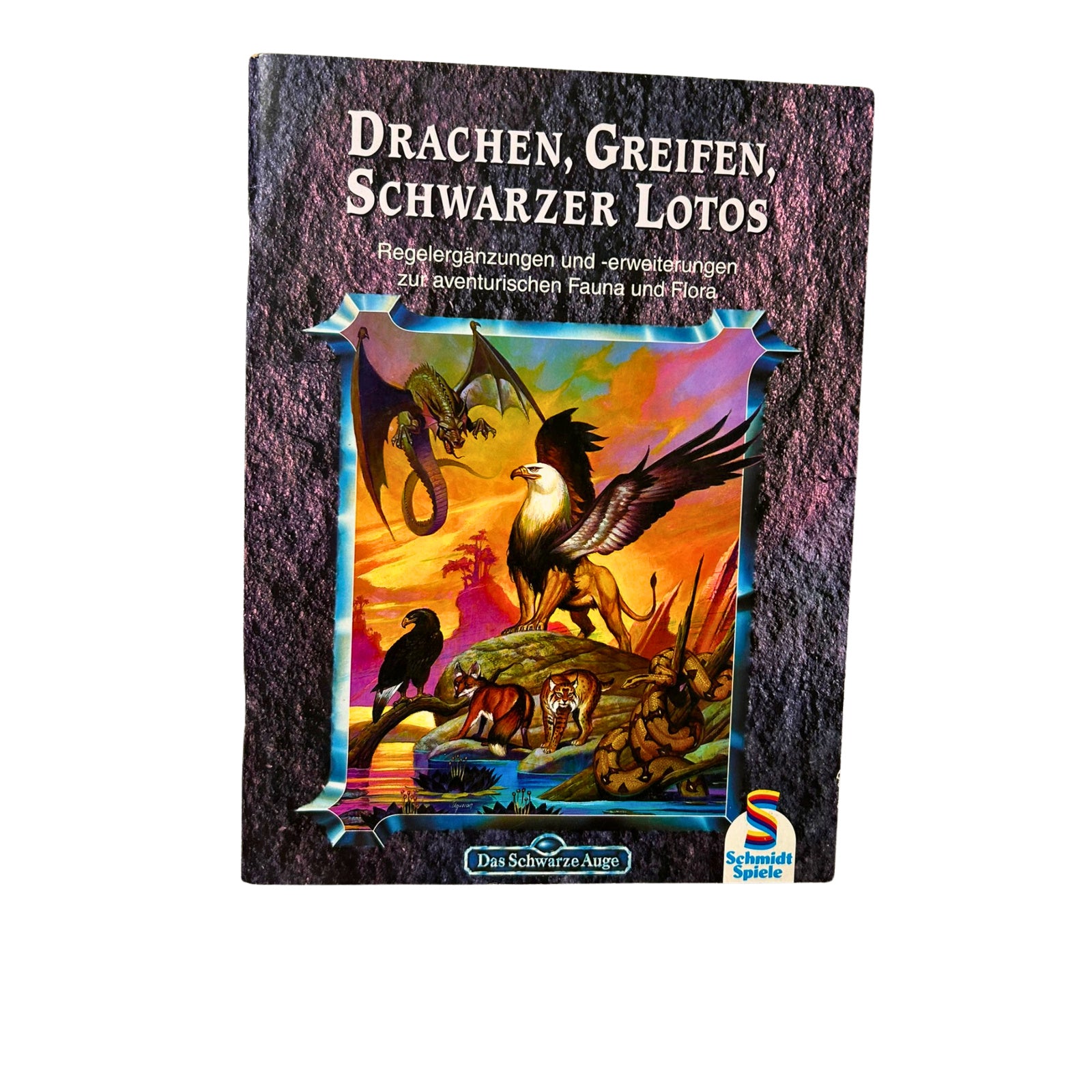 DSA Das Schwarze Auge Drachen Greifen schwarzer Lotos Regelergänzung - Heft – SKU A8694 – Rollenspiel-Buch gebraucht kaufen bei Brettspielimperium